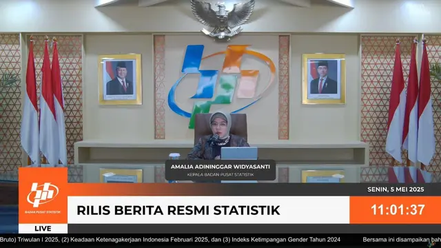 Pertumbuhan Ekonomi Indonesia Kuartal I-2025 Capai 4,87%
