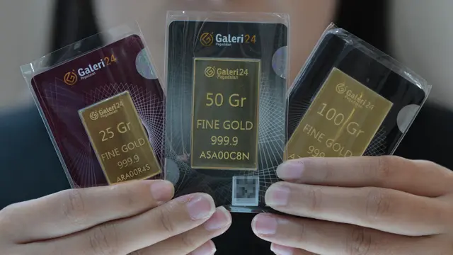 Harga Emas Antam Turun Rp 25.000 (24 Juli 2025)
