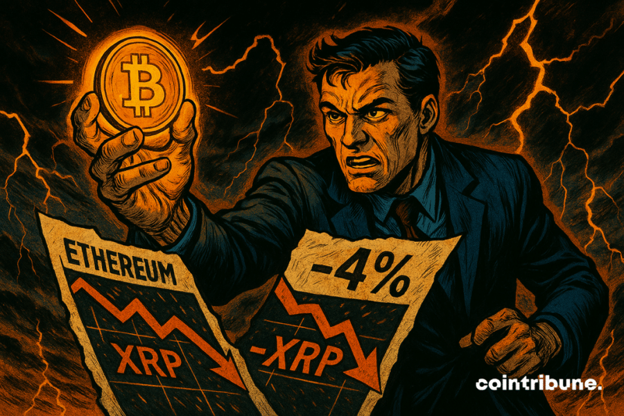 Update Kripto: Ethereum Turun 4%, XRP Anjlok 12%, Bitcoin Tetap Stabil