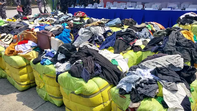 Sejak 2024, Bea Cukai Sudah Sita 12.808 Karung Pakaian Bekas Ilegal Senilai Rp49,44 Miliar