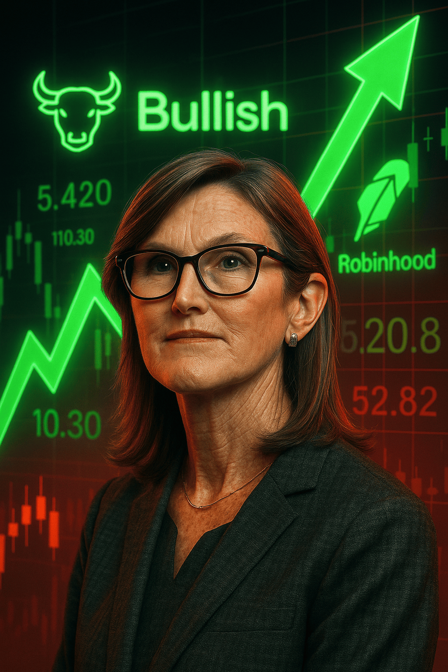 Ark Invest Beli Saham Senilai $37 Juta di Bullish dan Robinhood – Taruhan Besar pada Masa Depan Crypto