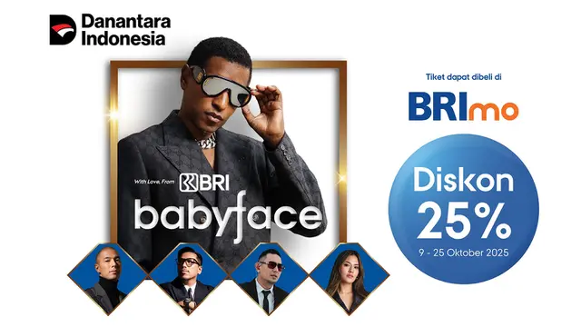 BRI Tawarkan Diskon 25% untuk Nonton Konser Babyface Lewat BRImo