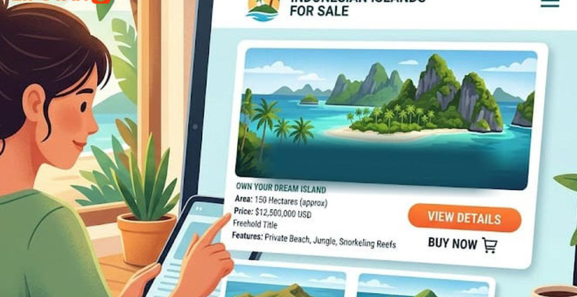 Heboh! Iklan Jual Pulau Indonesia Ramai di Media Sosial dan Situs Asing