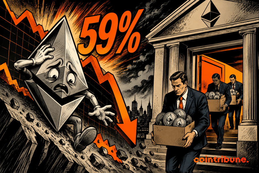 Harga Ethereum Merosot 59% Sejak Puncak Agustus di Tengah Tekanan Arus Keluar ETF Kripto