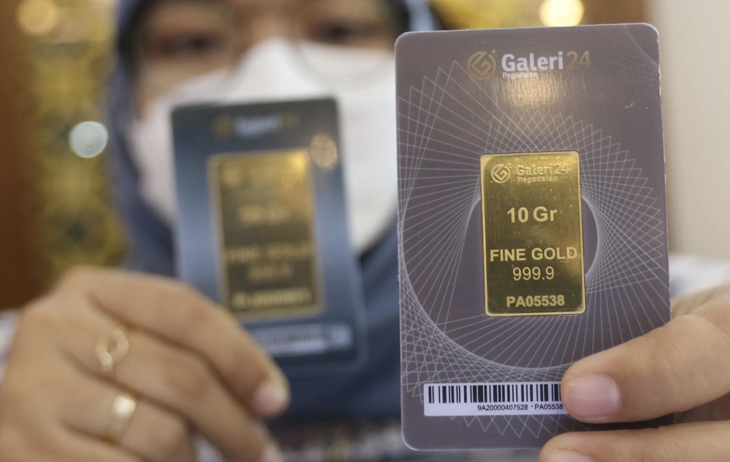 Emas Cetakan Antam, UBS, dan Galeri24 Kompak Bertahan di Level yang Sama
