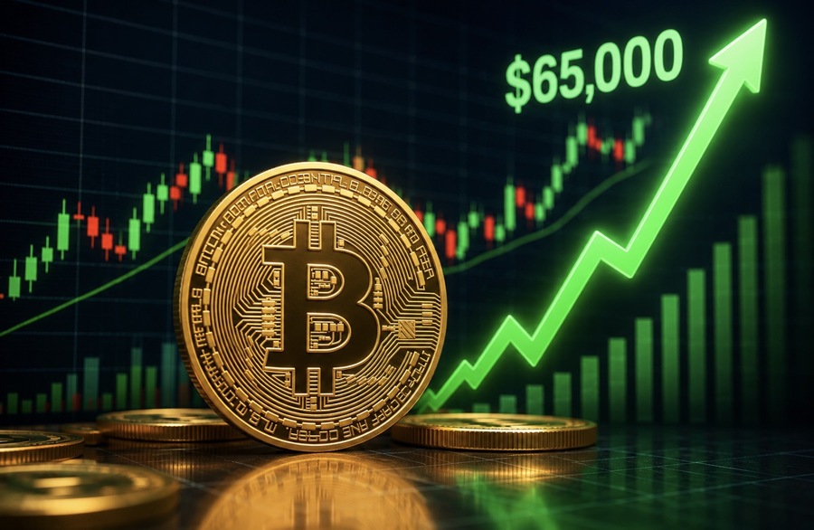 Bitcoin Tembus $65.000 Setelah Data Lapangan Kerja AS di Bawah Ekspektasi