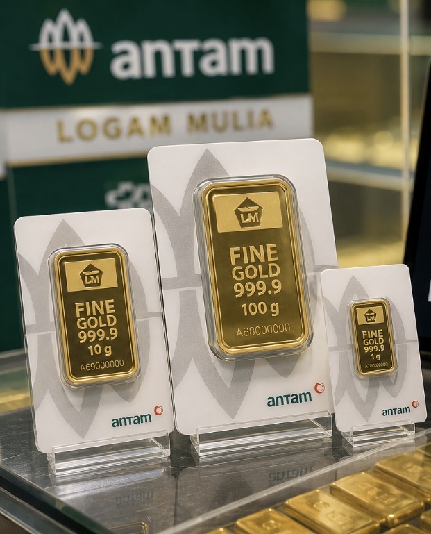 Harga Emas Antam Naik Rp20.000 pada 13 Agustus 2026, Buyback Ikut Menguat