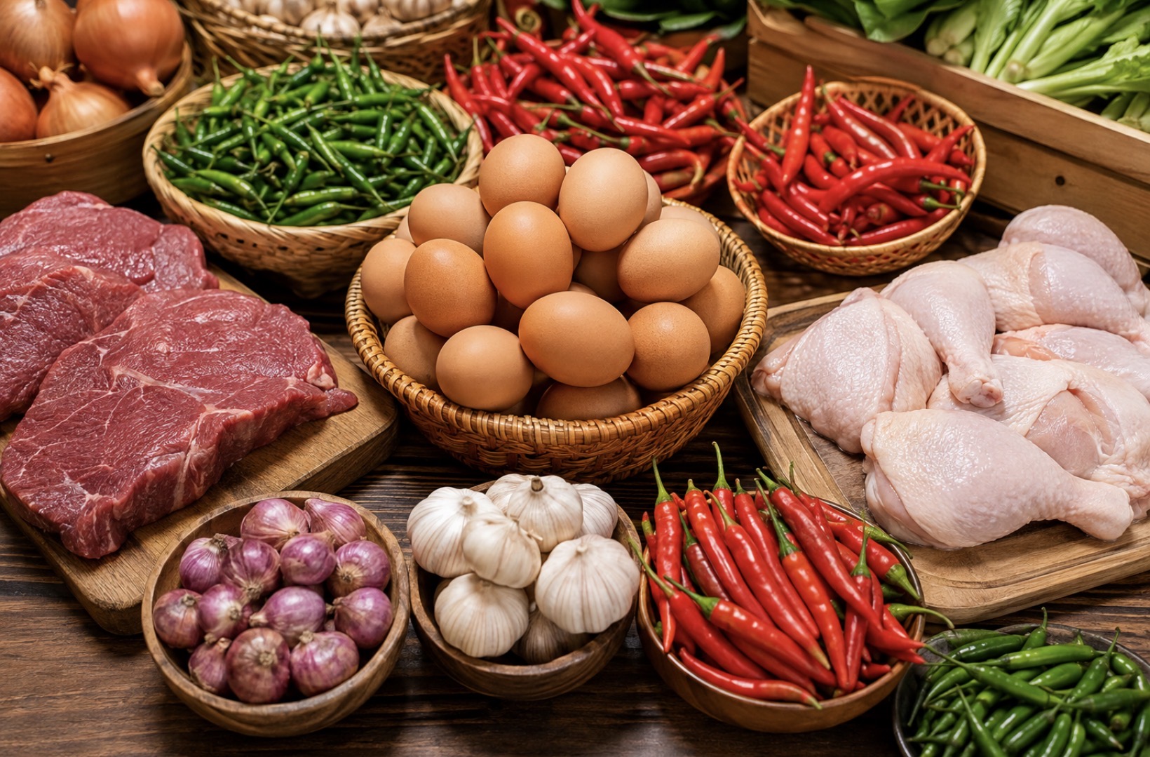 Harga Pangan 14 Agustus 2026: Telur Ayam Naik Mendekati Rp30 Ribu per Kg