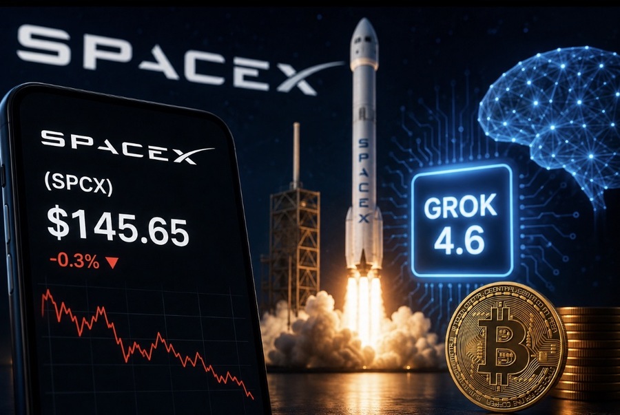 SpaceX (SPCX) Terkoreksi Usai Reli 10% Dipicu Peluncuran Model AI Grok 4.6