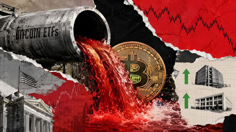 Bitcoin Kehilangan 38% Kenaikan ETF dalam Empat Sesi, BTC Turun di Bawah US$63.000