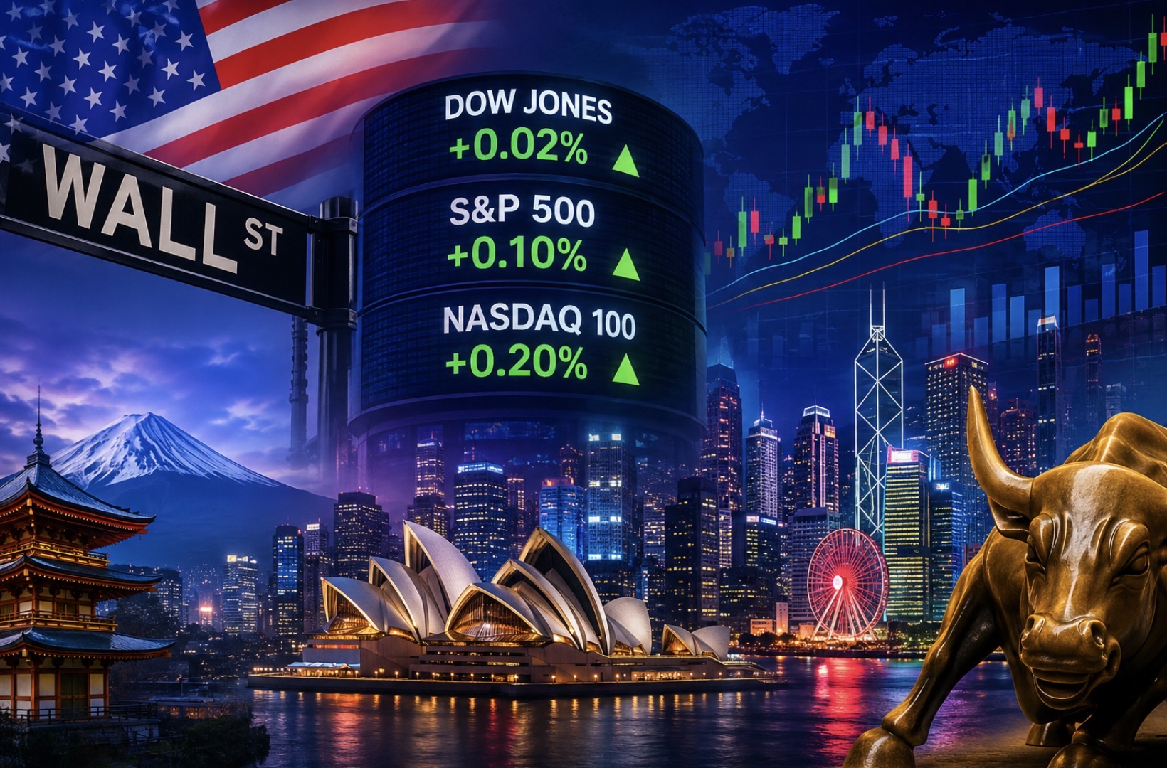 Bursa Asia Dibuka Beragam, Hang Seng Melonjak 1,4 Persen