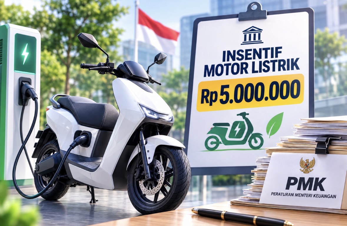 Insentif Motor Listrik Rp5 Juta Masih Menanti Keputusan Menkeu Purbaya