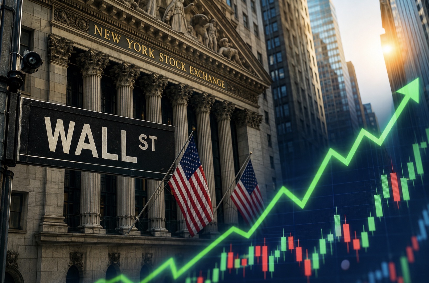 Wall Street Menguat, Saham Keuangan dan Kesehatan Jadi Penggerak