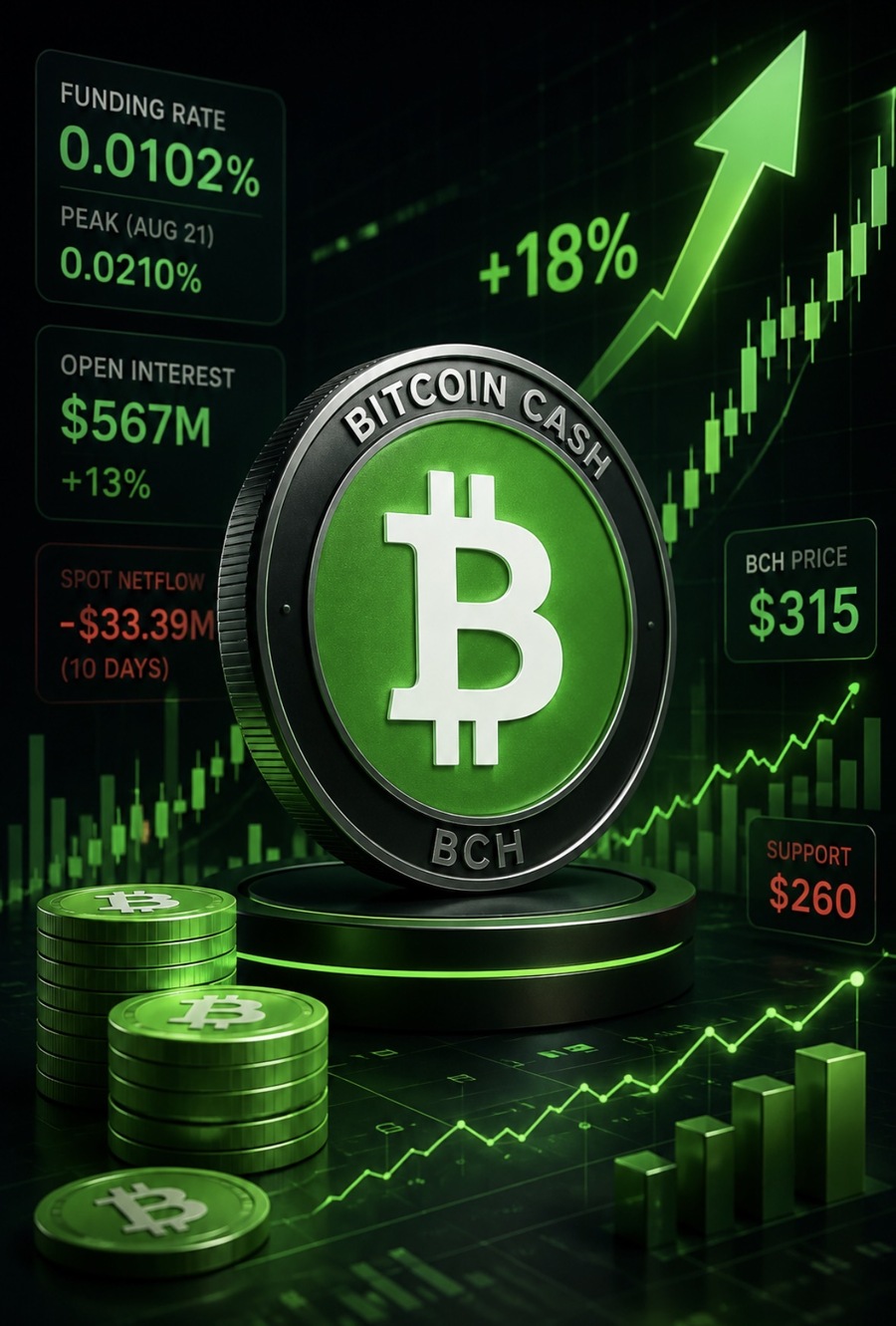 Permintaan Spot Bitcoin Cash Tetap Lemah Selama 10 Hari, Sinyal Pasar Mulai Overheat