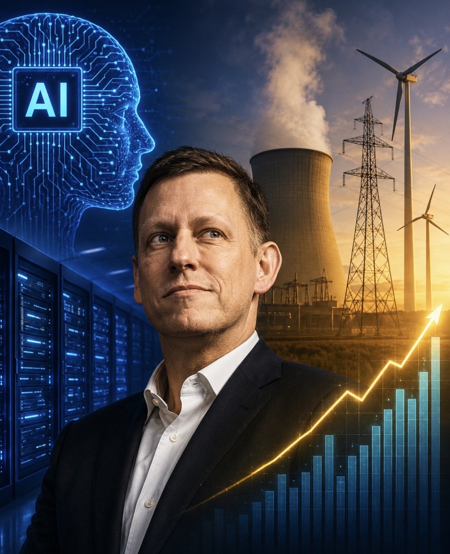 Dana Peter Thiel Ungkap Taruhan Besar AI Berikutnya: Energi, Bukan Chip