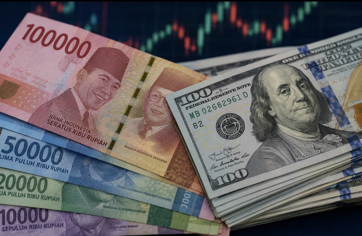 Rupiah Tertekan ke Rp17.721 per Dolar AS, Defisit Transaksi Berjalan Jadi Beban