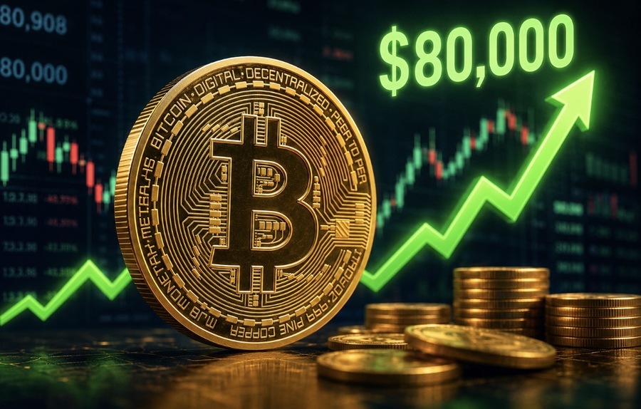 Bitcoin Tembus US$80.000, Capai Level Tertinggi dalam Tiga Bulan