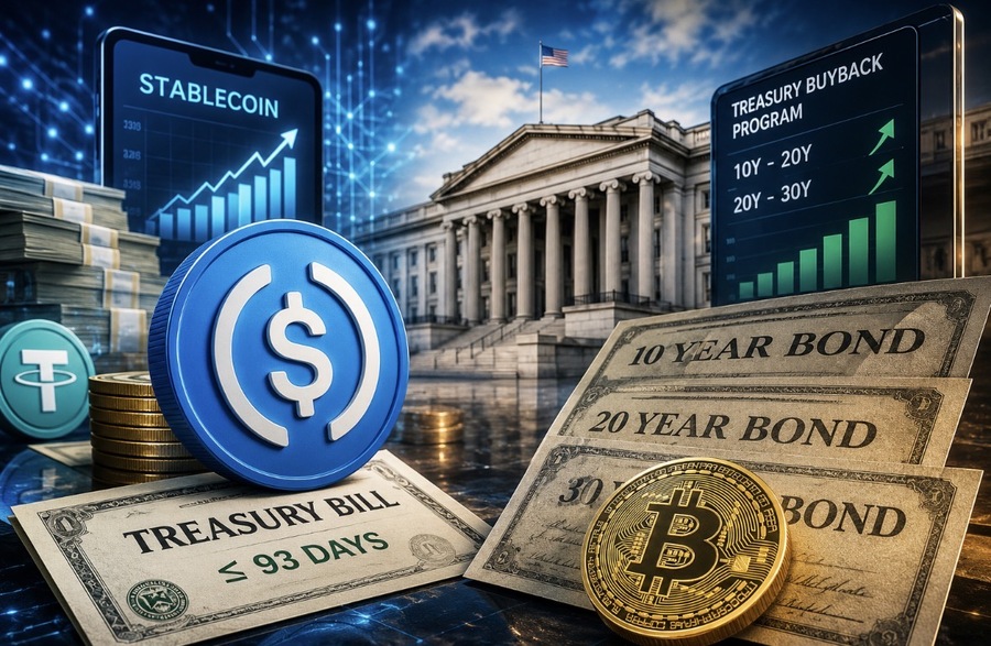 Stablecoin Andalan AS Biayai Utang Pendek, tapi Tak Atasi Masalah Obligasi $28 Miliar