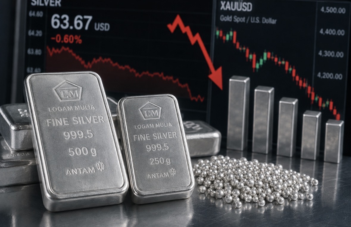 Harga Perak Antam 2 September 2026 Turun Rp1.450