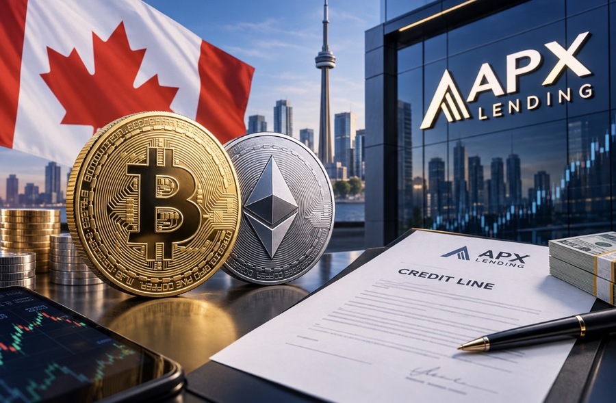 APX Lending Luncurkan Kredit Berbasis Bitcoin dan Ethereum di Kanada
