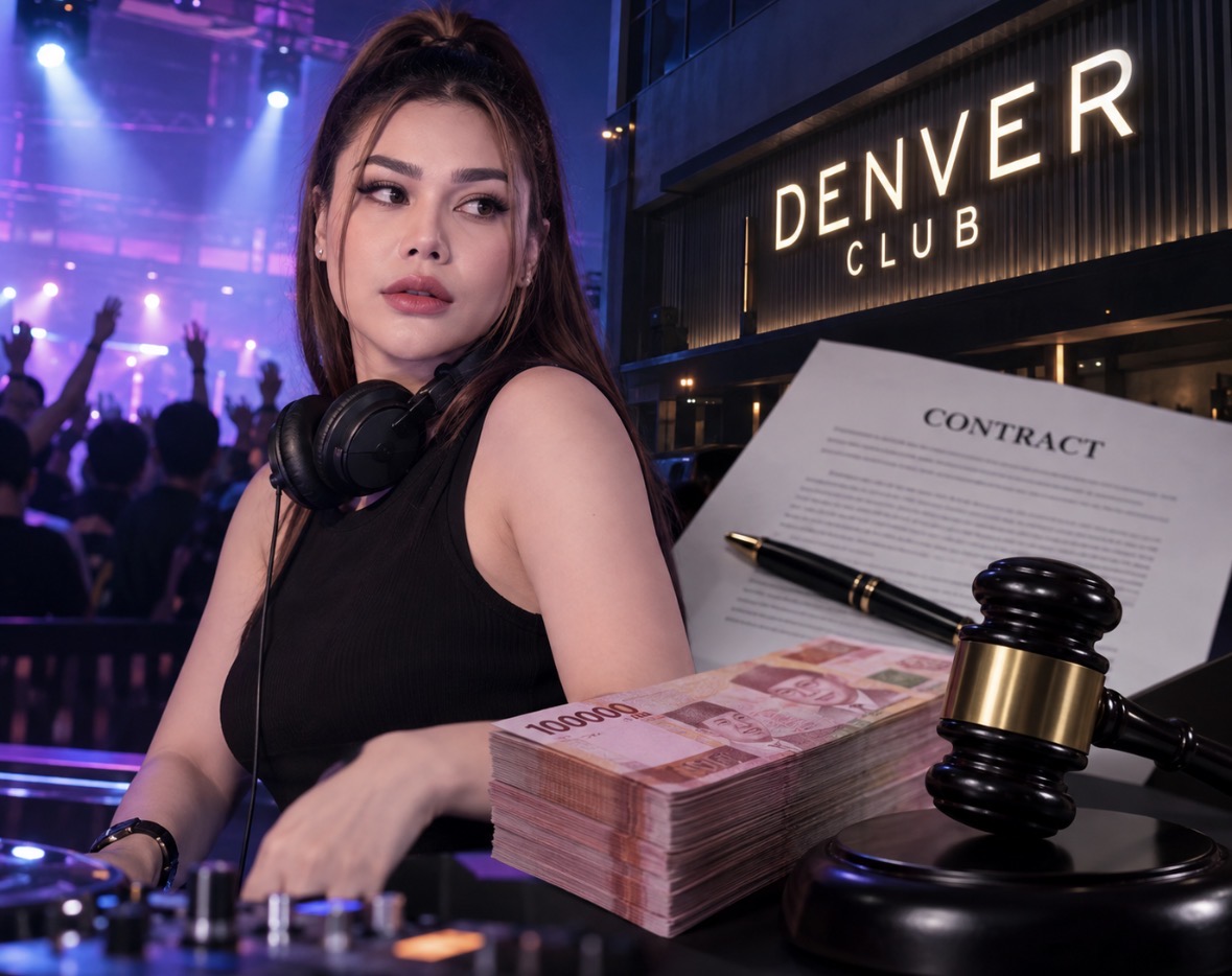 DJ Katty Butterfly Dituntut Ganti Rugi Rp146,5 Juta Usai Batal Tampil di Denver Club