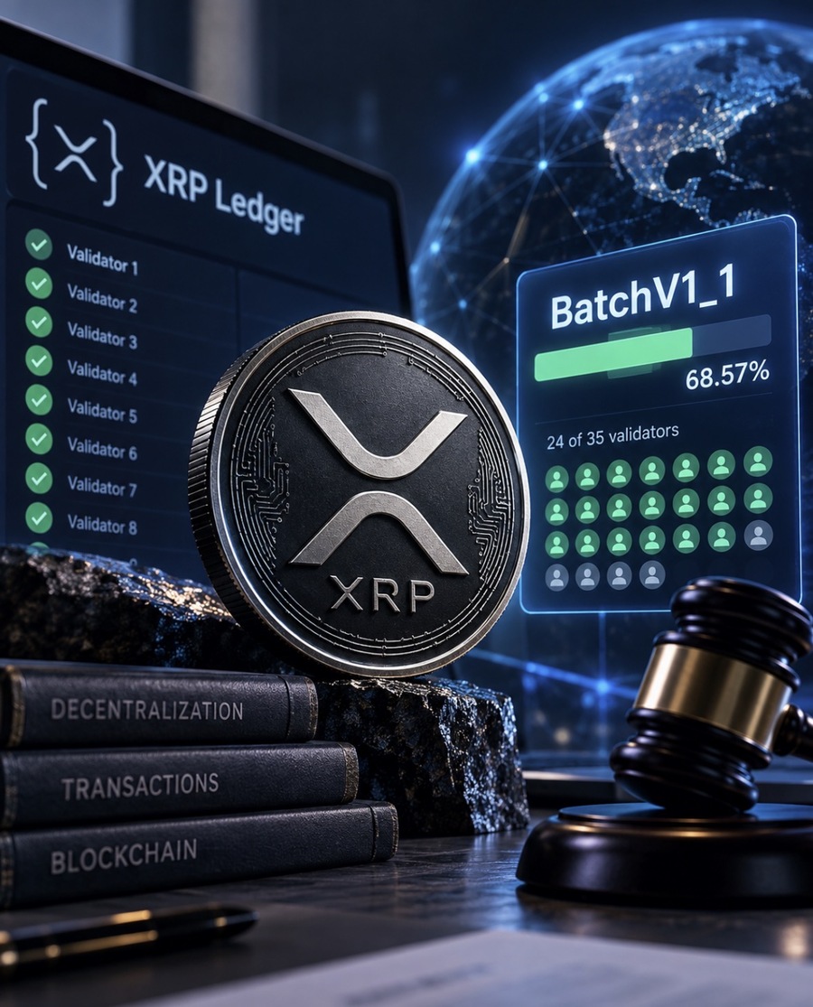 XRP Ledger BatchV1_1 Belum Aktif, Voting Validator Baru 68,57%