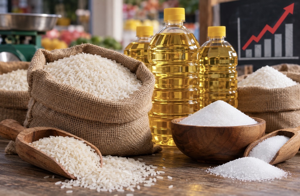 Harga Beras Hari Ini Naik, Minyak Goreng dan Gula Pasir Ikut Melambung