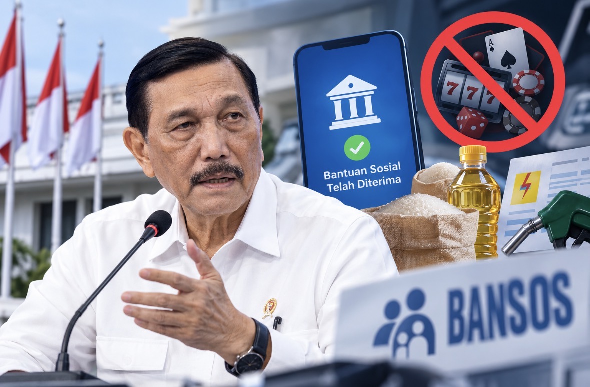 Luhut Siapkan Skema Bansos Digital agar Tak Disalahgunakan untuk Judi Online