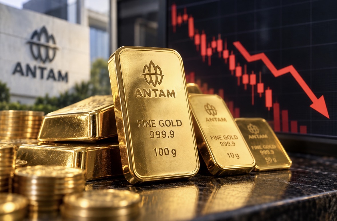 Harga Emas Antam Hari Ini Selasa 15 September 2026 Turun Rp10.000