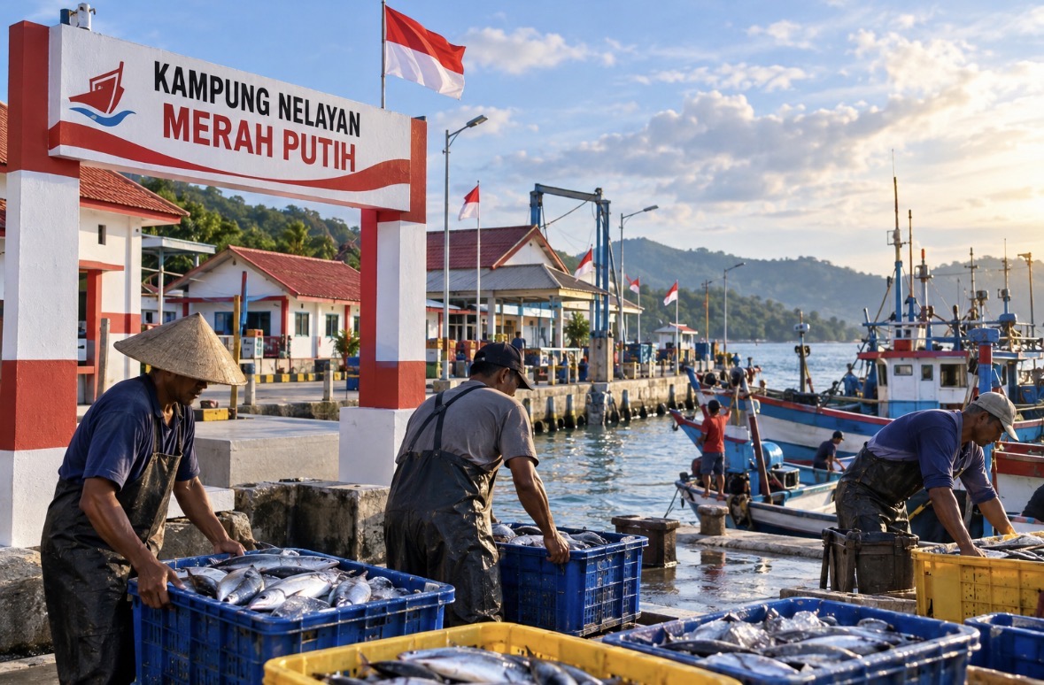 KKP Siapkan Rp10 Triliun untuk Bangun 1.269 Kampung Nelayan Merah Putih pada 2026
