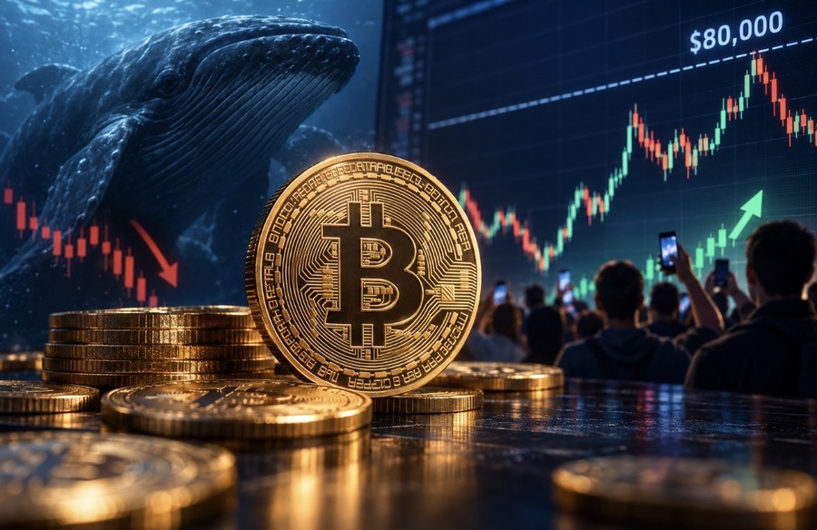 Harga Bitcoin Bergerak di Bawah $80.000, Data Holder Beri Sinyal Baru