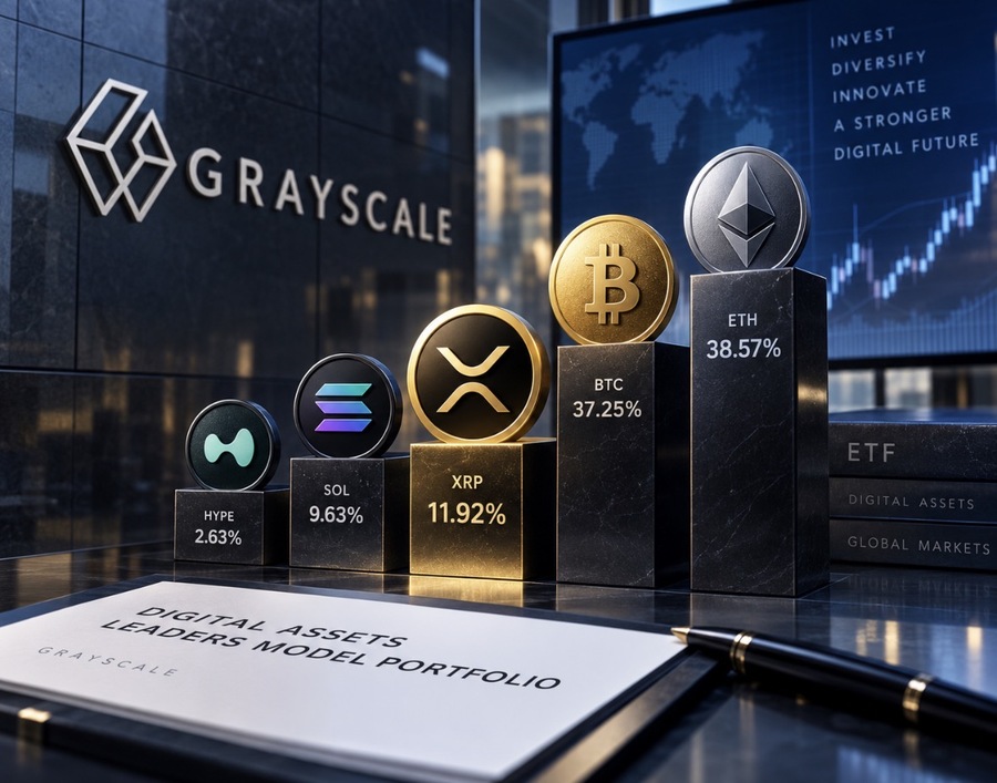 XRP ETF Grayscale Masuk Tiga Besar Portofolio Digital Assets Leaders
