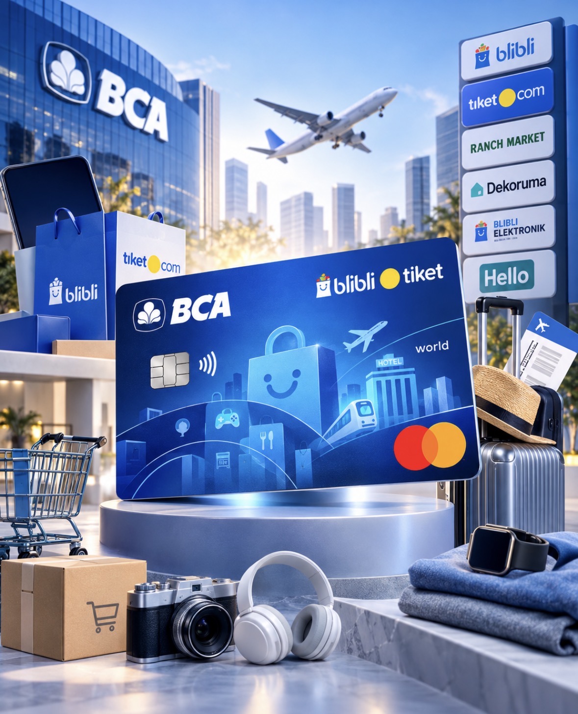 BCA Luncurkan Kartu Kredit BCA Blibli Tiket Mastercard, Tawarkan Banyak Rewards