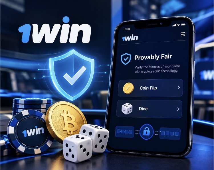 1win Terapkan Teknologi Provably Fair untuk Game Crypto Coin Flip dan Dice
