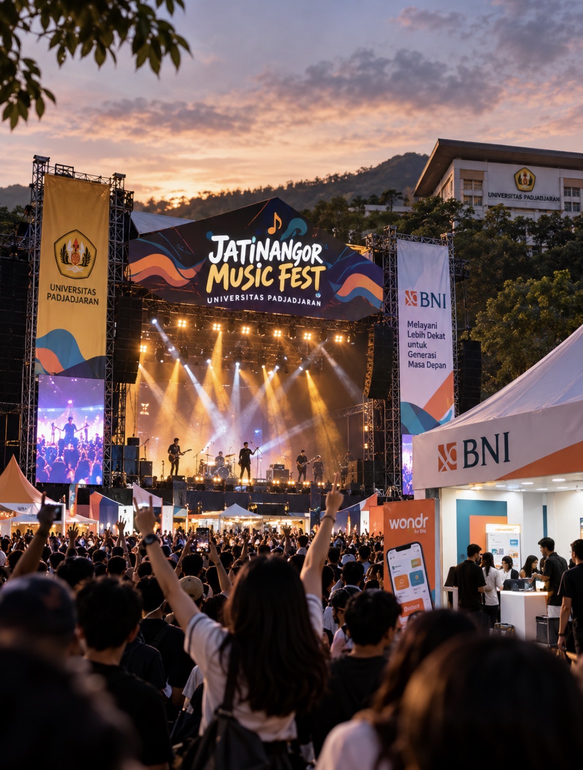 Jatinangor Music Fest 2026 Digelar di Unpad, BNI Hadirkan Promo Transaksi Digital