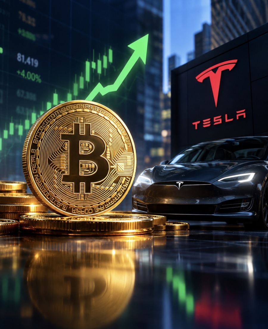 Bitcoin Salip Tesla, Kapitalisasi Pasar Capai US$1,64 Triliun