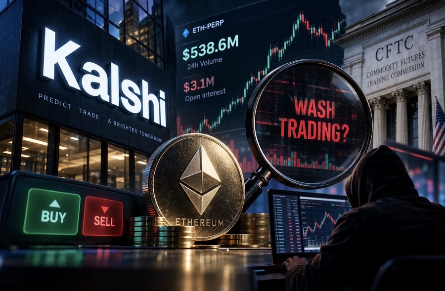 Kalshi Dituding Wash Trading, Volume ETH Perpetual Jadi Sorotan
