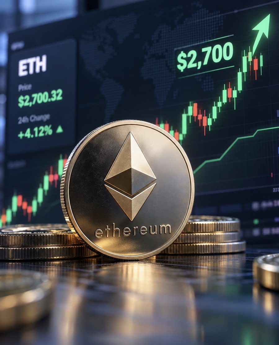 Harga Ethereum (ETH) Tembus $2.700, Investor Kembali Masuk di Tengah Volatilitas Pasar