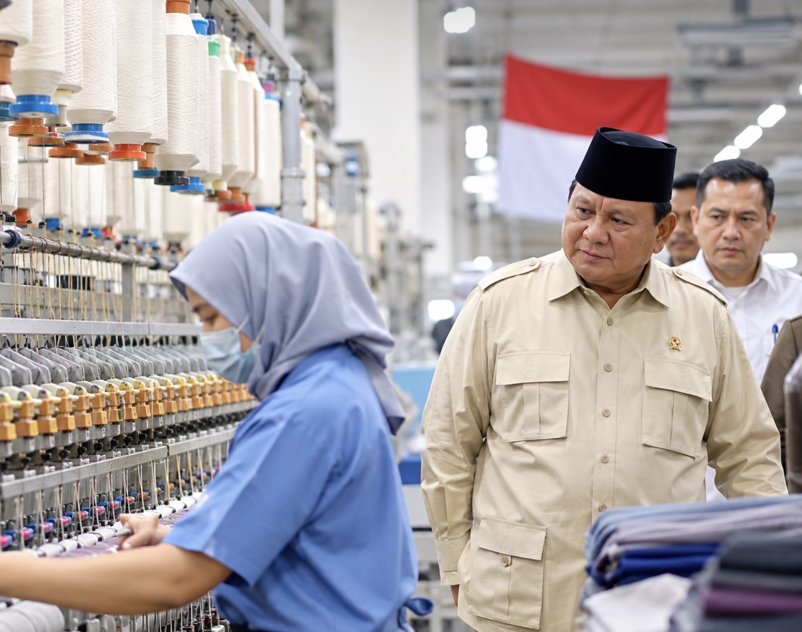 Prabowo Minta Danantara dan Bank BUMN Kembali Biayai Industri Tekstil