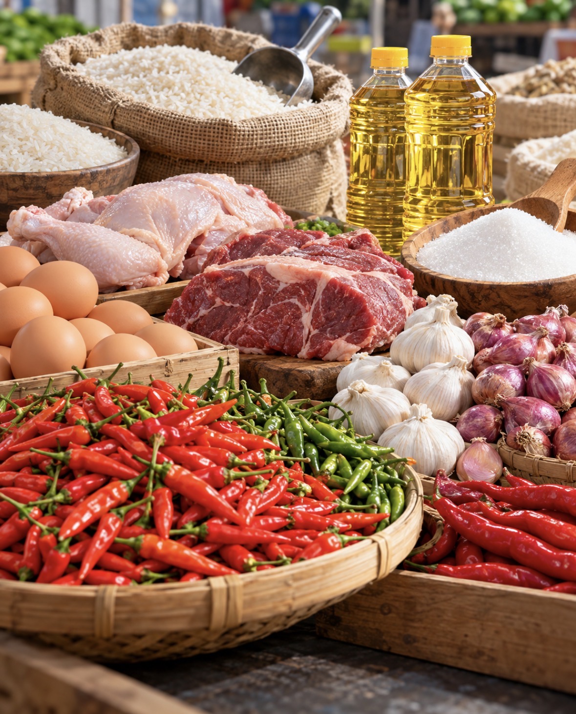 Harga Pangan Hari Ini 24 September 2026: Cabai Rawit Merah Tembus Rp92.400 per Kg