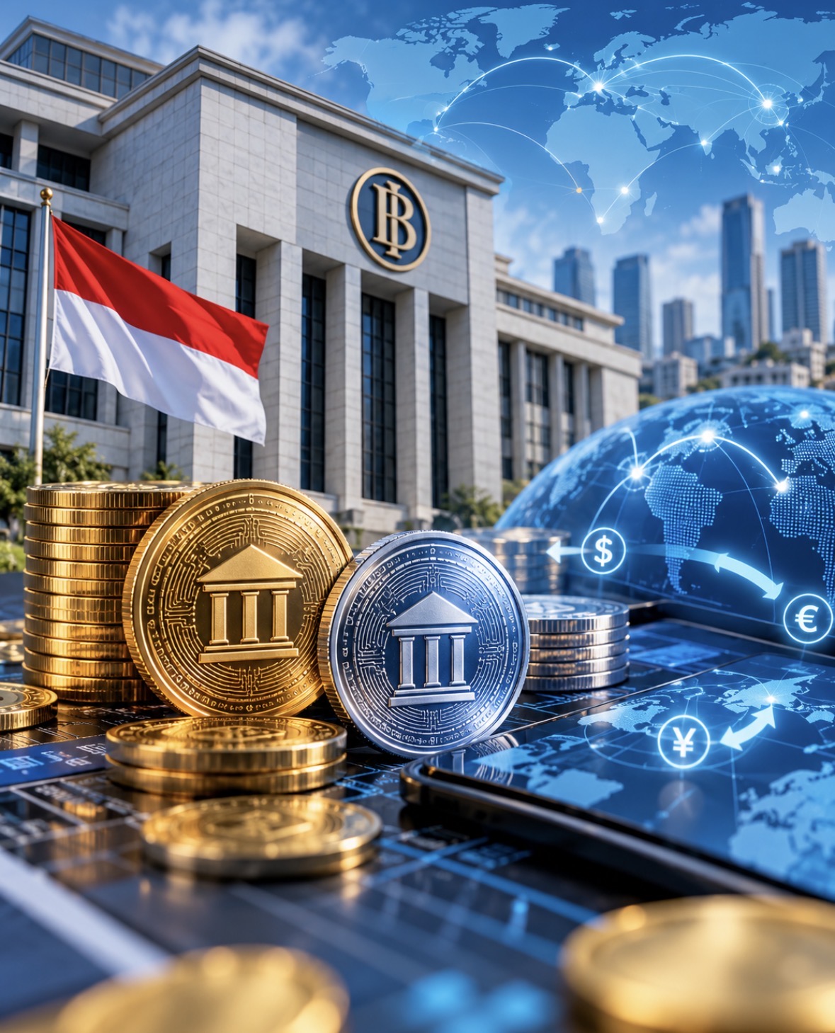 Bank Indonesia Masuk Tahap Ketiga Uji Coba CBDC dan Stablecoin untuk Transaksi Lintas Negara