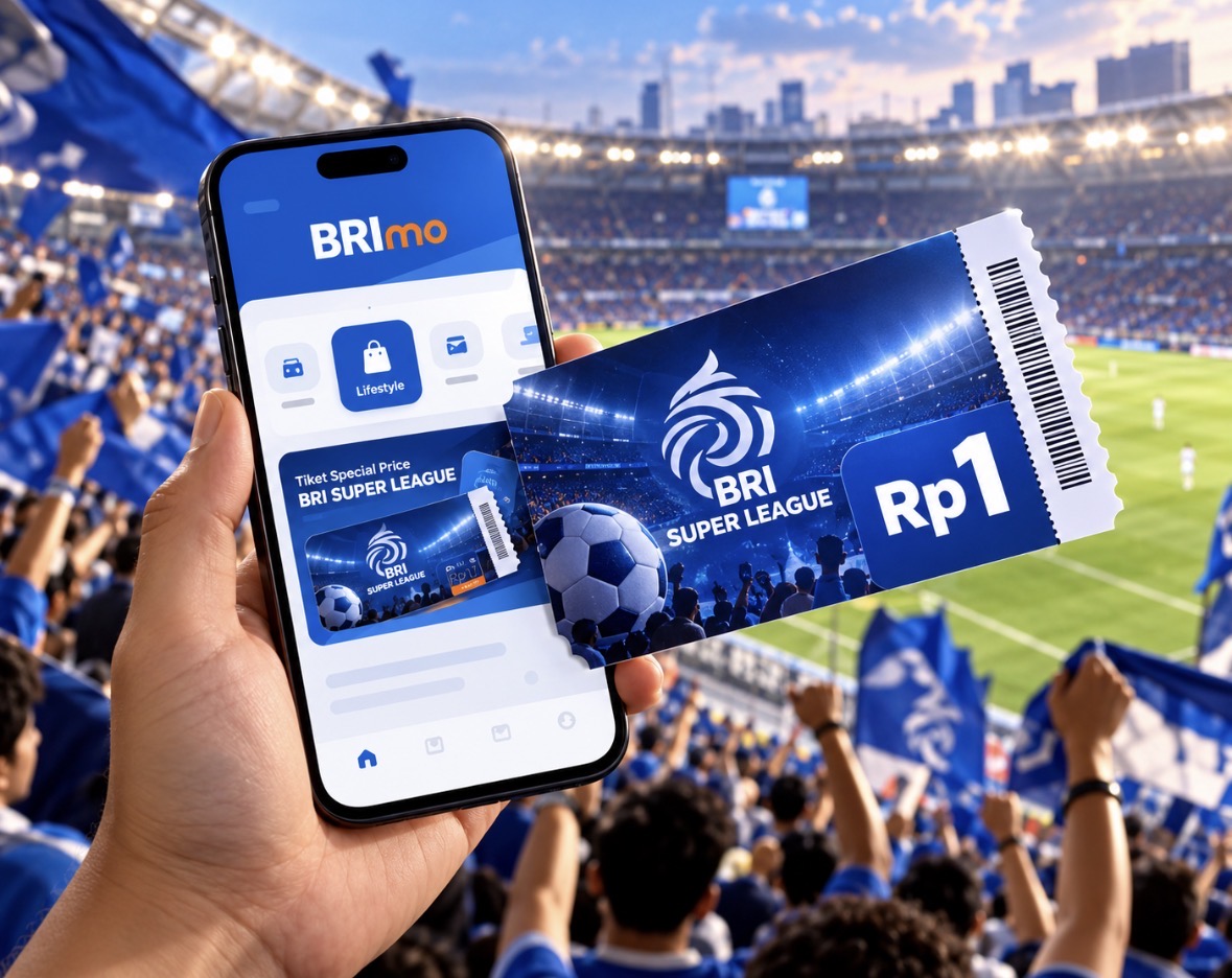 BRI Hadirkan Tiket BRI Super League Rp1 Lewat BRImo, Ini Cara Mendapatkannya