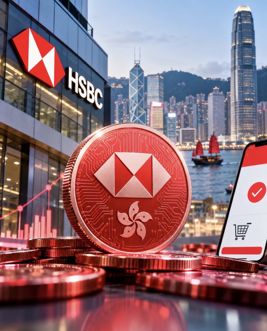 HSBC Siapkan RedCoin, Stablecoin Berbasis Dolar Hong Kong untuk Pembayaran