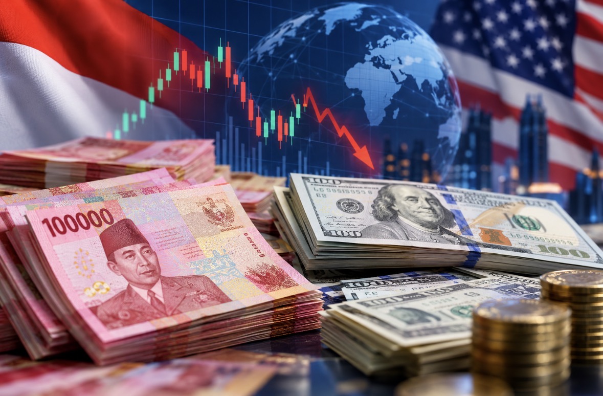 Rupiah Melemah ke Rp17.915 per Dolar AS, Pasar Tunggu Data Inflasi dan Neraca Dagang