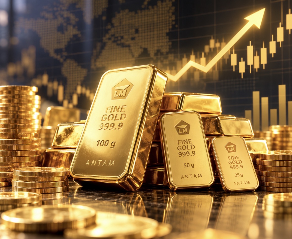 Harga Emas Antam Hari Ini 7 Oktober 2026 Naik Rp10.000, Cek Rincian Harga per Gram