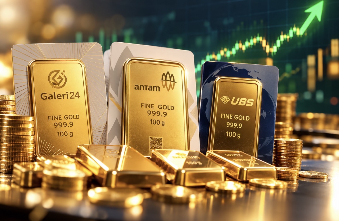 Harga Emas Pegadaian 10 Oktober 2026: Antam Tertinggi Rp 2,63 Juta per Gram