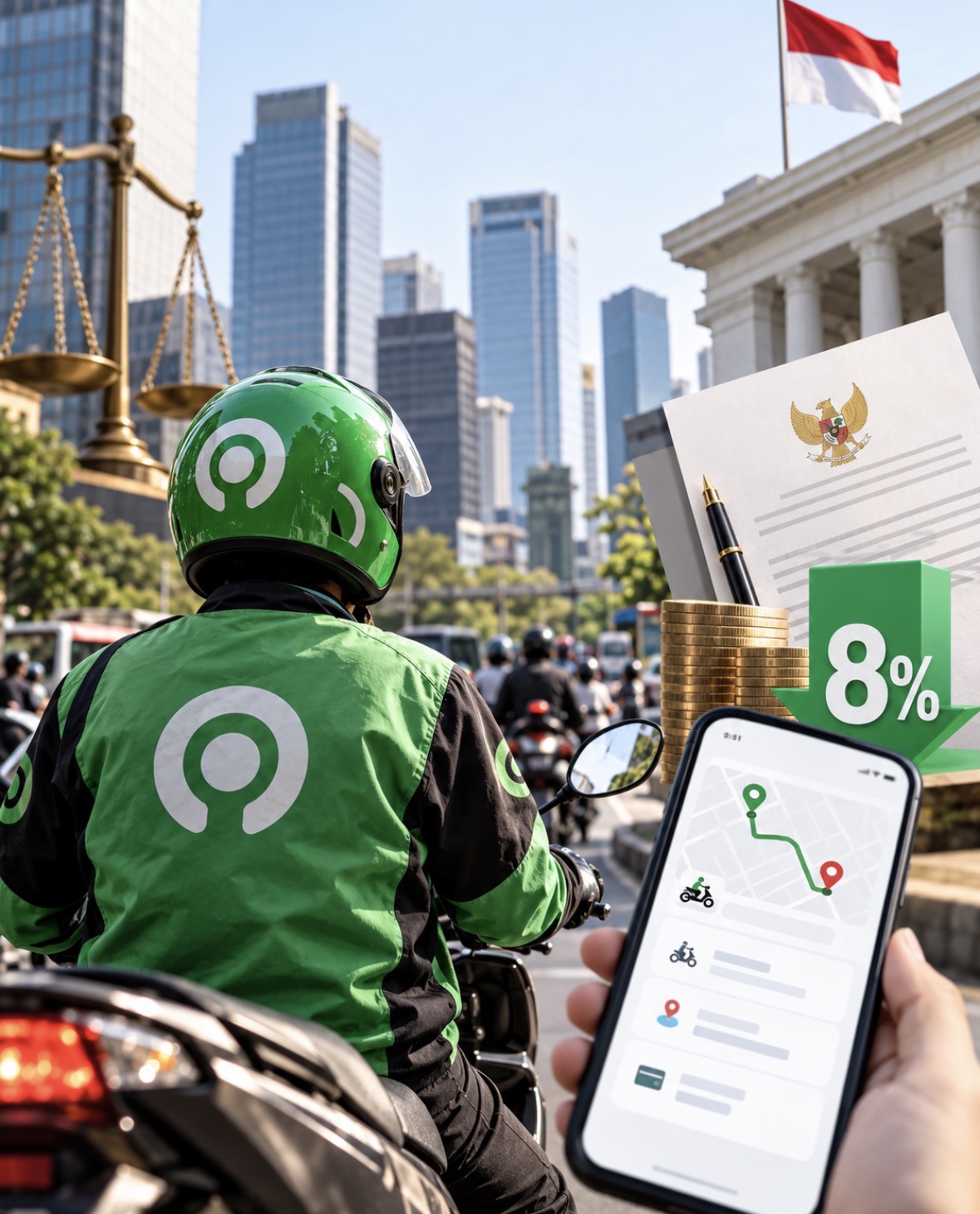 YLKI Minta Pemerintah Awasi Potongan Tarif Aplikator Ojol 8%, Jangan Bebani Konsumen