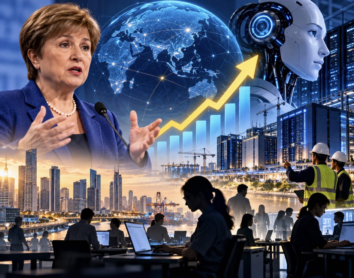 IMF: Investasi AI Jaga Pertumbuhan Ekonomi Global 3%, tetapi Ancam 40% Pekerjaan Dunia