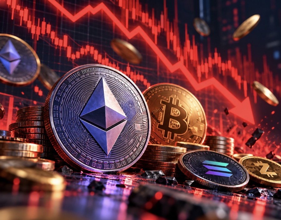 Ethereum Leads Crypto Liquidations as Long Traders Lose $169 Million