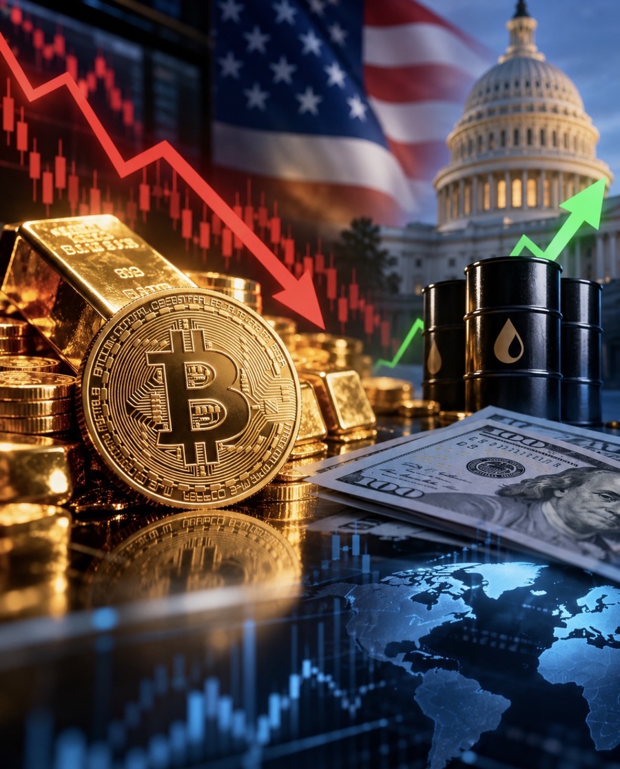 Harga Bitcoin dan Emas Melemah, Investor Menanti Data Inflasi AS